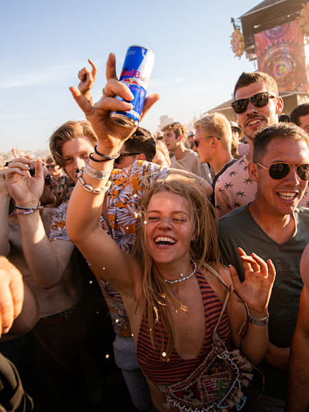 Festivalgangers tijdens Zwarte Cross