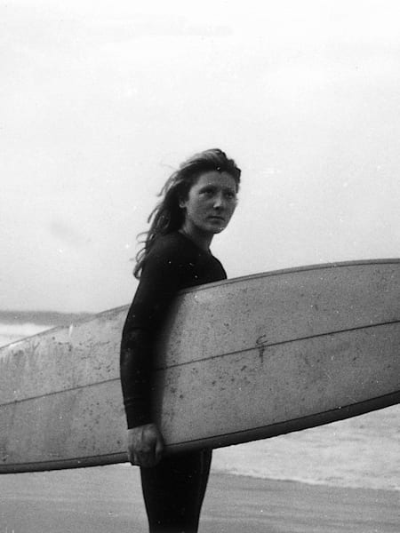 Laura Revuelta, con su Yater en 1972