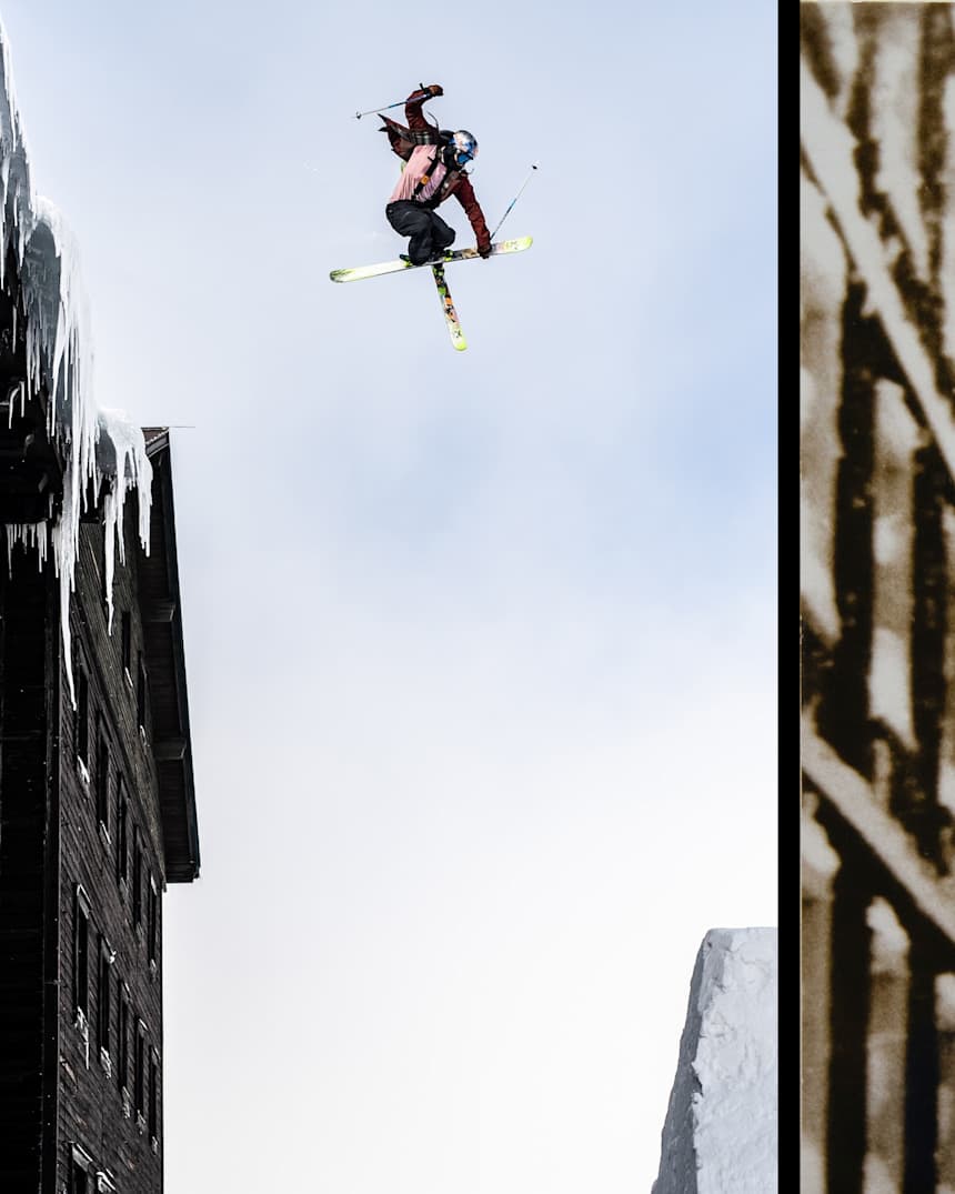 Nick Goepper Recreating a pioneering freeski photo