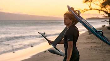 Surfer Kai Lenny at Jaws.