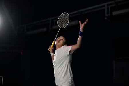 La vitesse d'un volant de badminton la plus rapide est atteinte lors d’un smash.
