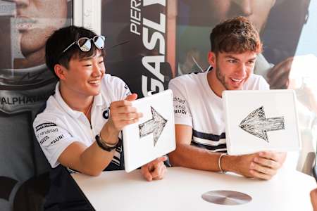 Cunoda Juki és Pierre Gasly