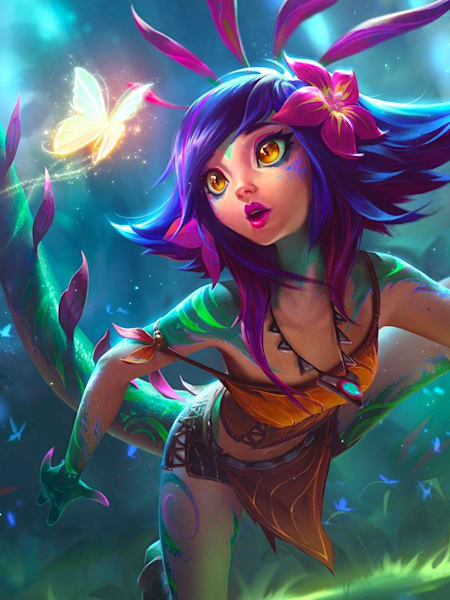 Splash art of League of Legends champion, Neeko