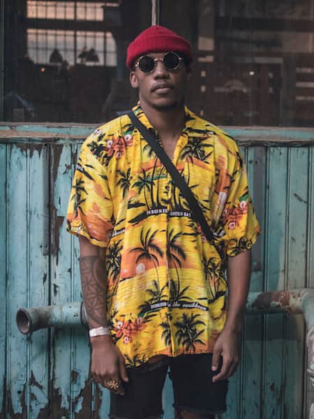 Balenciaga top hawaiian shirt