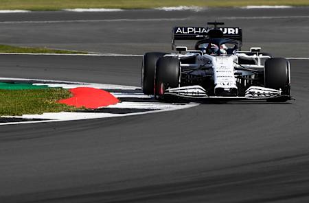 Daniil Kvyat of Scuderia AlphaTauri on track during the F1 70th Anniversary Grand Prix at Silverstone on August 09, 2020.
