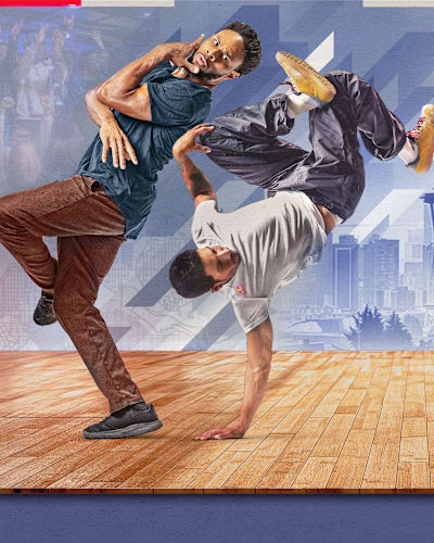 Artwork for Red Bull Lords of the Floor dance competition