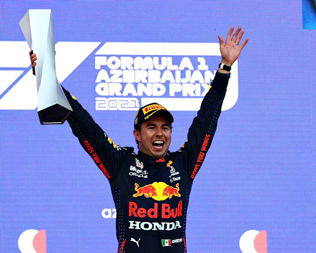 Sergio Perez Takes Win In Azerbaijan Grand Prix