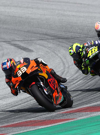 Brad Binder durante el Mundial de MotoGP 2020 en el circuito de Red Bull Ring en Austria.