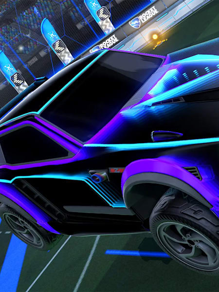 Una imagen promocional de Rocket League.