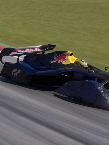 Screenshot of the Red Bull X2014 in Gran Turismo 7. In our Gran Turismo 7 guide, we provide you with helpful tips and tricks for the racer.