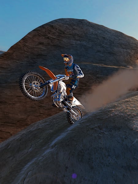 Key art from Dirt Bike Unchained.
