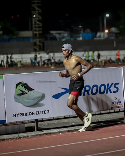 Dev Chaudhari, the fastest Indian at Comrades Marathon 2024