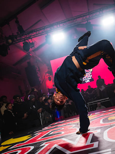 Infante at 2019's Red Bull BC One UK Cypher