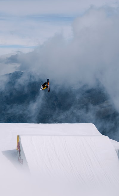 Craig McMorris performs at the Red Bull Performance Camp in Saas Fee, Switzerland on 28 September, 2021.