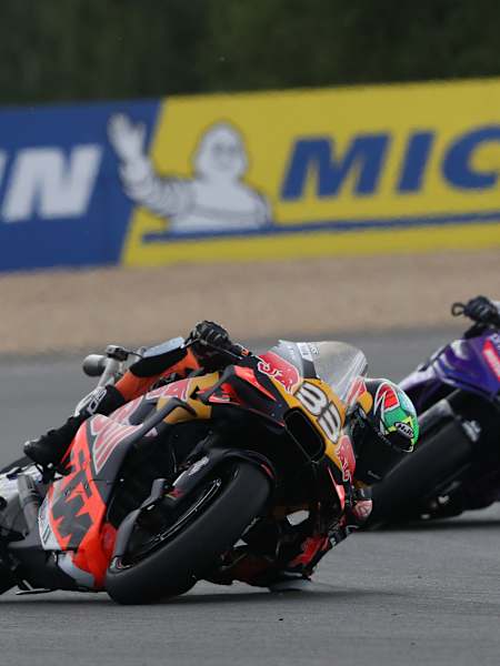 Brad Binder & Miguel Oliveira at MotoGP World Championship Stop 12 on July 19, 2025 in Brno, Czech Republic.