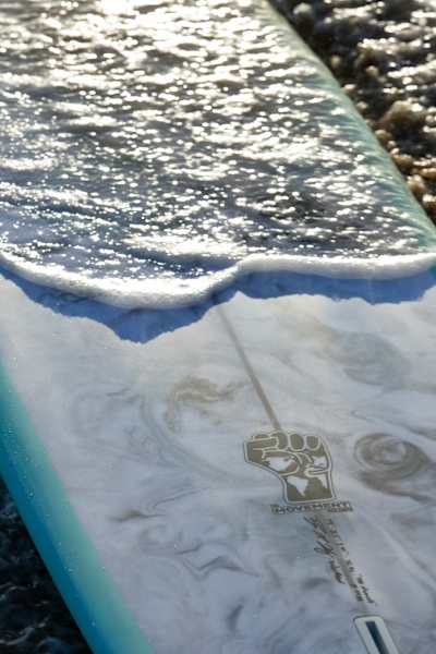 Surfboard made by Ryan Harris