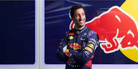 Australian driver Daniel Ricciardo of Infiniti Red Bull Racing