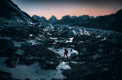 „Hinter dem Everest-Basislager ist ein Labyrinth aus Eis und Geröll."
