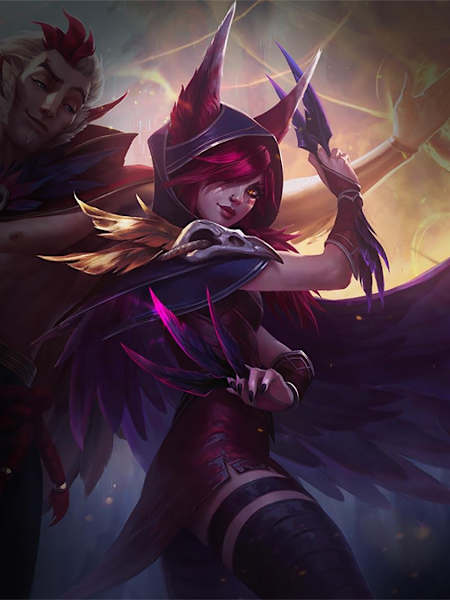 Artwork of Xayah from League of Legends