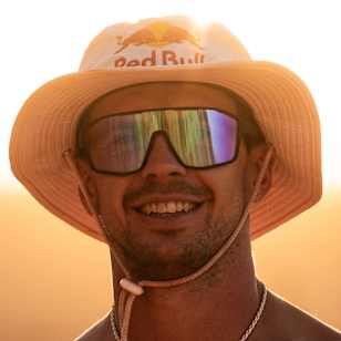 Szymon Godziek seen at Red Bull Rampage in Virgin, Utah, USA on October 5, 2024