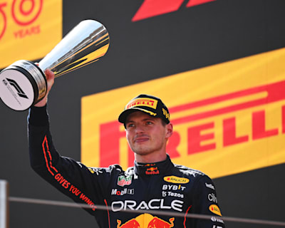 Max Verstappen von Oracle Red Bull Racing beim Großen Preis von Spanien 2022. 