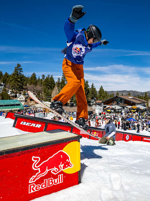 Red Bull Roll The Dice у Біг-Бер-Лейк, Каліфорнія, США, 21 березня 2025 року.  