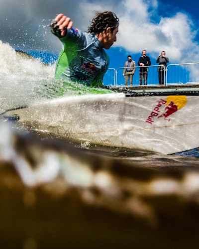 Leo Fioravanti is knocked out on the final wave