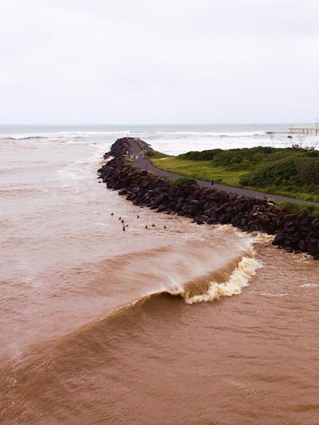 Coolangatta's favourite novelty wave, going off