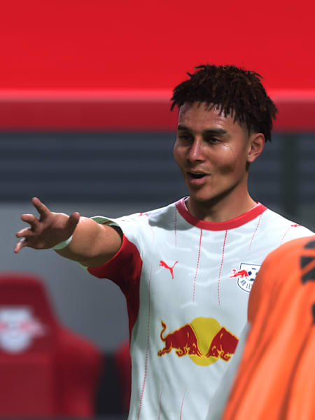 Antonio Nusa, joueur du RB Leipzig, fait partie des jeunes pépites à recruter en mode Carrière dans EA Sports FC 27.