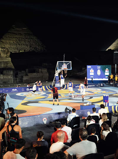 Red Bull Half Court World Final 2022 in Kairo, Ägypten. 