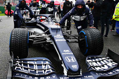In 2021 at Spa-Francorchamps, the cars never changed their rain tyres.