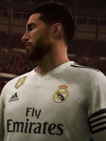 Suivez notre guide et astuces pour la défense sur FIFA 19. Le défenseur Sergio Ramos dans FIFA 19.