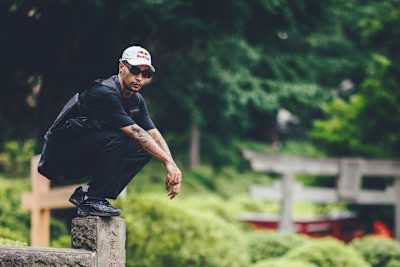 Diablo posa para um retrato durante o Red Bull Dancers Tour, em Tóquio, no Japão, a 3 de julho de 2019.