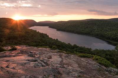 The Porkies offer nearly 90 miles of hiking trails.
