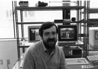 Tetris® creator Alexey Pajitnov seen early in his career.