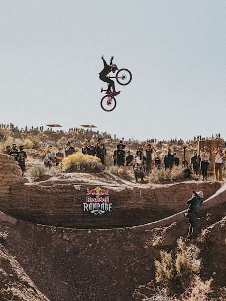 Thomas Genon at Red Bull Rampage in Virgin, Utah, USA on 25 October, 2019.