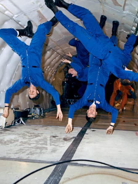 Allenamento nel simulatore antigravità