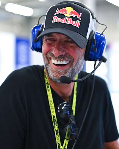 Jürgen Klopp souriant lors du Grand Prix d'Autriche de Formule 1 à Spielberg