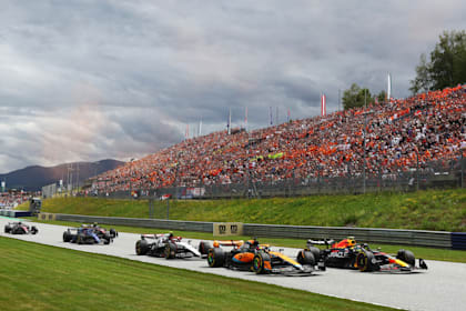Sergio Perez från Mexiko kör Oracle Red Bull Racing RB19 vid F1 Grand Prix of Austria på Red Bull Ring den 2 juli 2023 i Spielberg, Österrike. 
