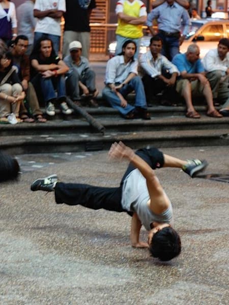 Breakdancing in the 80's