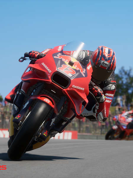 Screenshot aus MotoGP 25 zeigt Maverick Viñales.