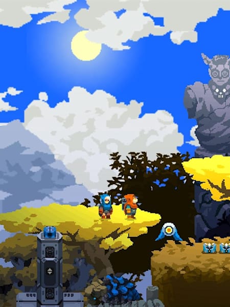 A screenshot from Aegis Defenders