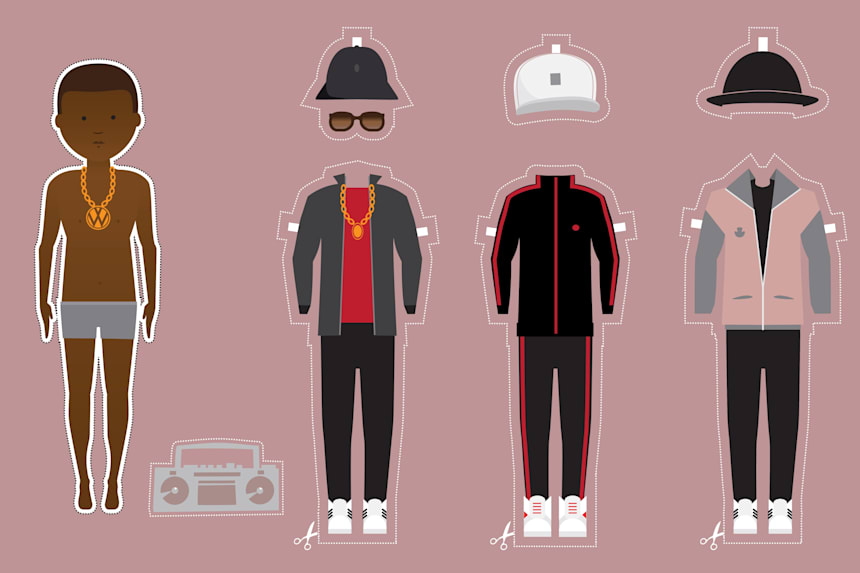 Illustrated Evolution Of Hip Hop And Rap Fashion List