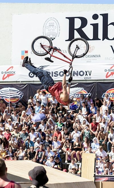 Daniel Dhers en O'Marisquino de Vigo en 2015