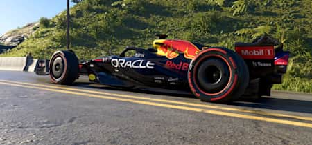 Screenshot from The Crew Motorfest shows the Red Bull RB18.