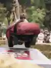 Participants perform at Red Bull Soapbox Race in Rome, Italy on June 24, 2018. 