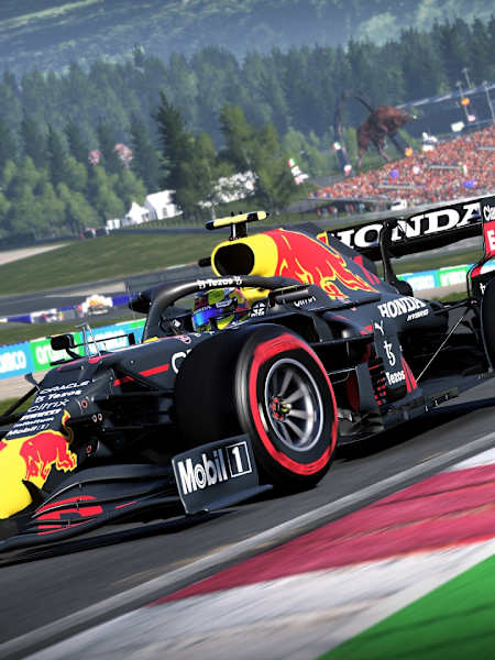 Screenshot von Sergio Perez und Max Verstappen auf dem Red Bull Ring in F1 2021. In unserem Guide zum My Team-Modus liefern wir euch die besten Tipps und Tricks