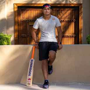 Riyan Parag poses for a portrait during the IPL 2020 at One and Only Royal Mirage in Dubai, UAE on October 28, 2020. 