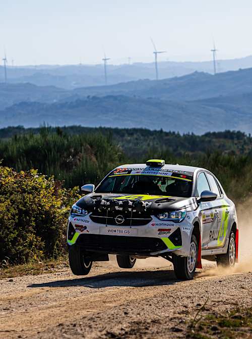 Timo Schulz was left to celebrate the 2026 Junior ERC title