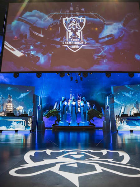 A photo of the League of Legends World Championship 2018 groups stage.